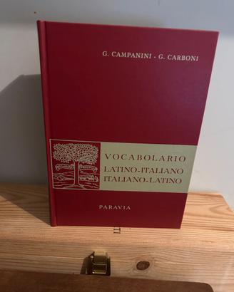 Vocabolario latino Campanini Carbone