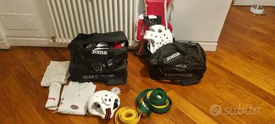 Set completo doppio per taekwon-do