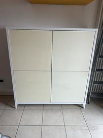 Madia mondo convenienza bianca lucida