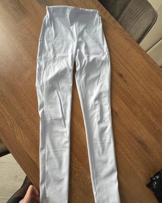 Leggins in pelle opaca