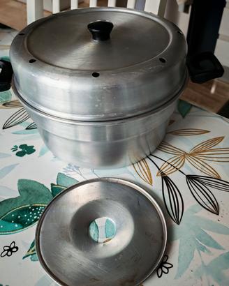 Pentola Fornetto Versilia in alluminio Vintage