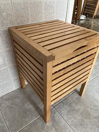 Sgabello con contenitore ikea