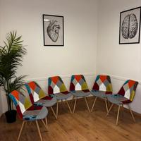 Sedie Design in patchwork