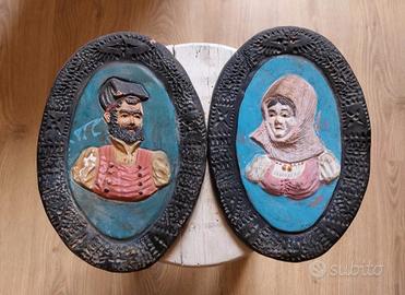 GRANDI VECCHIE PIASTRE CERAMICA SARDA
