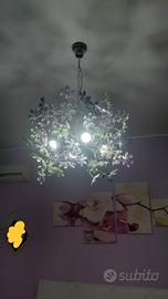 Lampadario e 2 bajour da comodino