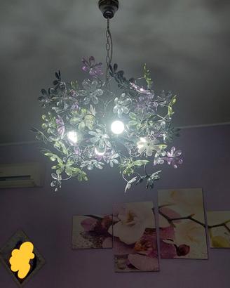 Lampadario e 2 bajour da comodino
