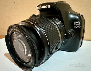 Fotocamera Reflex Canon 1100D + Ef-S 18- 55 IS
