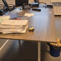 tavolo riunioni Flycom Rovere grigio