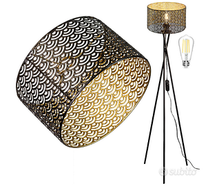 Lampada a stelo da terra a tre zampe