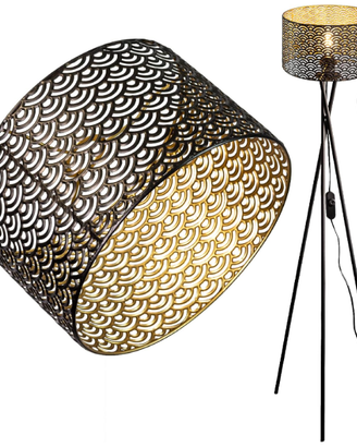 Lampada a stelo da terra a tre zampe