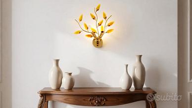 Applique Astree oro e cristalli