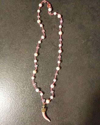 Collana delicata portafortuna