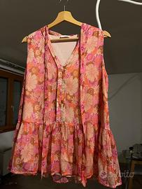 Top floreale Liu Jo (collo tondo)