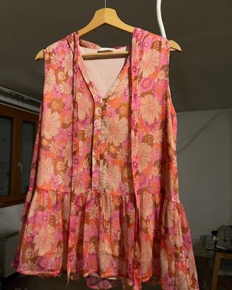 Top floreale Liu Jo (collo tondo)