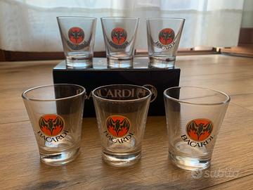 Bicchierini da shot Bacardi Box da 6