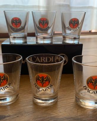 Bicchierini da shot Bacardi Box da 6