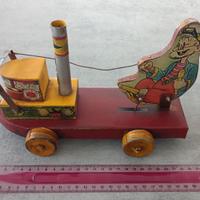 Gioco vintage Peg Leg Pete di Gong Bell