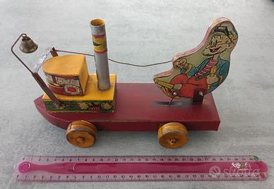 Gioco vintage Peg Leg Pete di Gong Bell