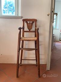 SEGGIOLONE VINTAGE IN LEGNO