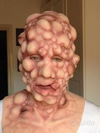 maschera realistica silicone teatro o carnevale