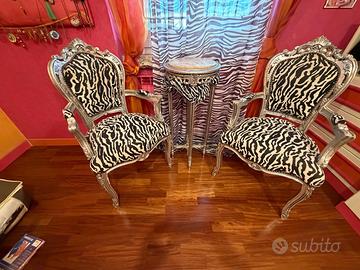 set poltrone tavolino