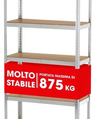 Scaffale nuovo in metallo