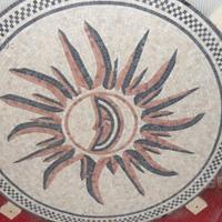 Rosone Sole o Luna Rotondo in Marmo