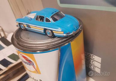 GLASURIT vernice pubblicità barattolo + MERCEDES