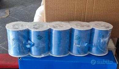 5 rocchetti starpaper blu pastello 10mm 250mt 