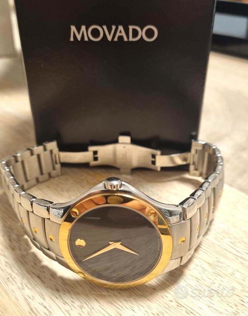 Zenith Movado Moma MOVADO MUSEUM 14K Yellow Gold Black Dial Zenith