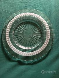 12 Piatti/Sottopiatti cristallo 