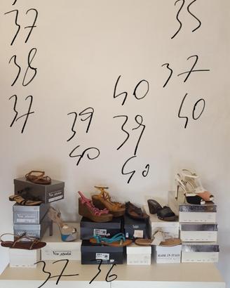 Stock scarpe 352 pezzi nuove donna calzature