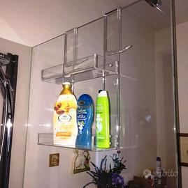 Porta bagnoschiuma pensili per box doccia