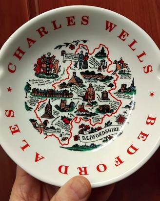 VECCHIO POSACENERE BIRRA CHARLES WELLS BEDFORD ALE