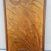 Quadro a sbalzo in rame spiga