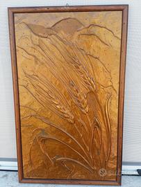 Quadro a sbalzo in rame spiga