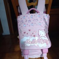 zaino scuola Hello Kitty rosa nuovo