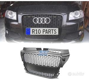 GRIGLIA AUDI A3 8P 08-12 LOOK RS3 NERO