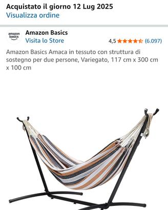 Amaca in tessuto 