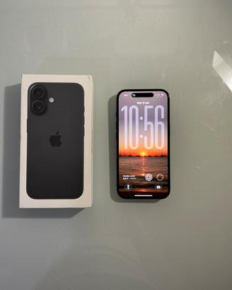 iPhone 16 128GB Nero - Batteria 100% - Apple Care+