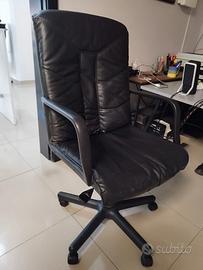 Poltrona per ufficio in similpelle