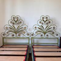 Contorno letto ferro battuto