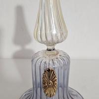 CAMPANELLA VETRO SOF. MURANO E ARGENTO 925 VINTAGE