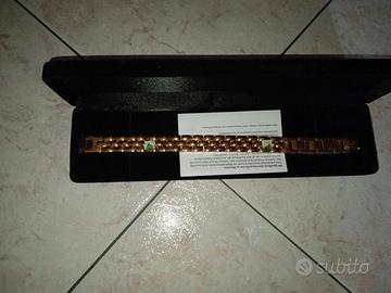 Bracciale magnetico color oro Tesla Vita