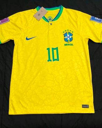 maglia nike del brasile 2022 neymar jr L Large