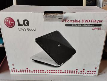 7 Portable DVD Player LG DP450 guasto