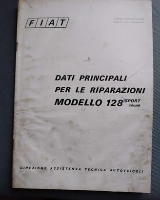 manuali riparazioni FIAT 128 sport coupè