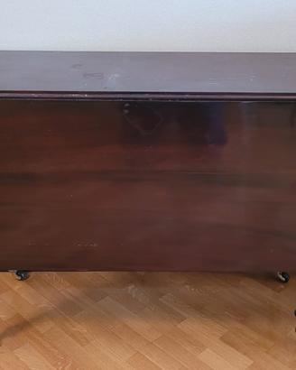 Tavolo a bandelle 800 in mogano massello