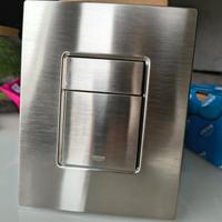 Placca wc grohe nickel spazzolato