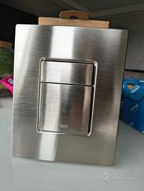 Placca wc grohe nickel spazzolato